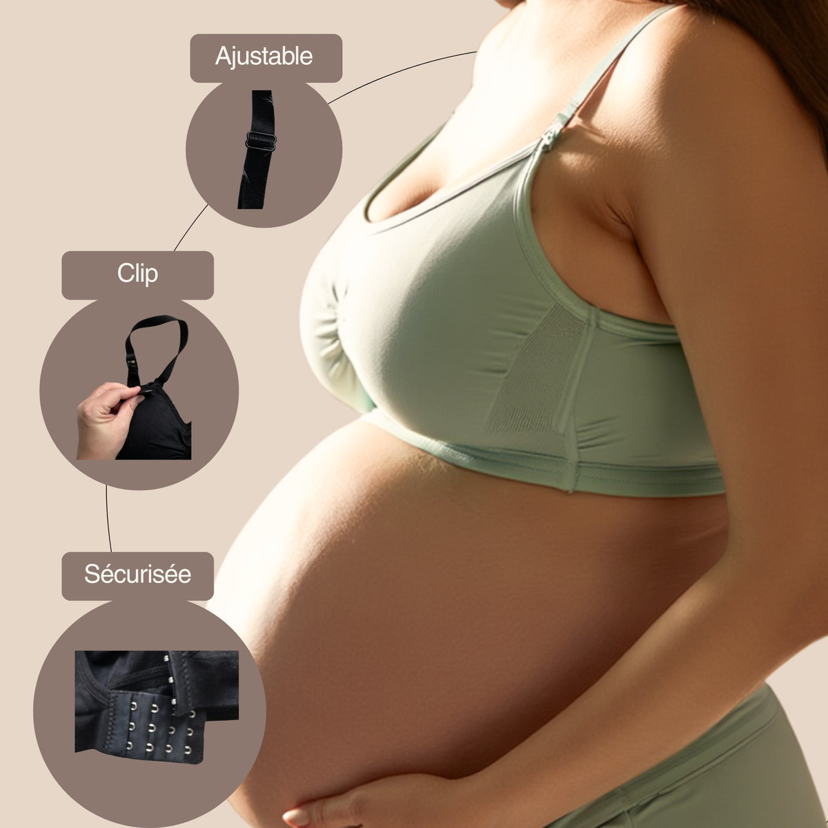 Soutien-gorge d'allaitement confortable