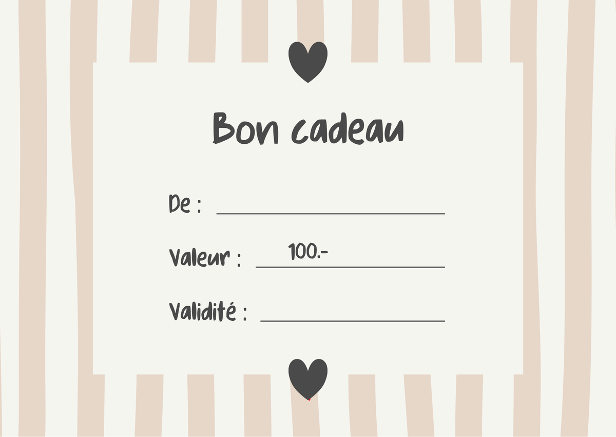 Bon cadeau Galéia