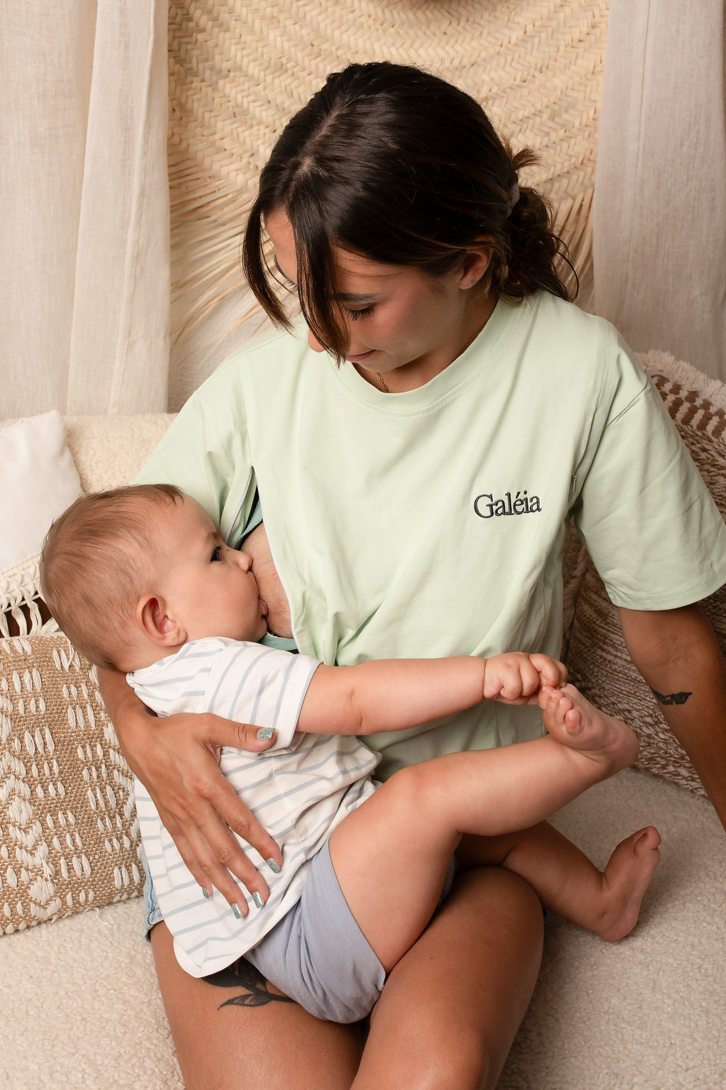 T-shirt d'allaitement Alma