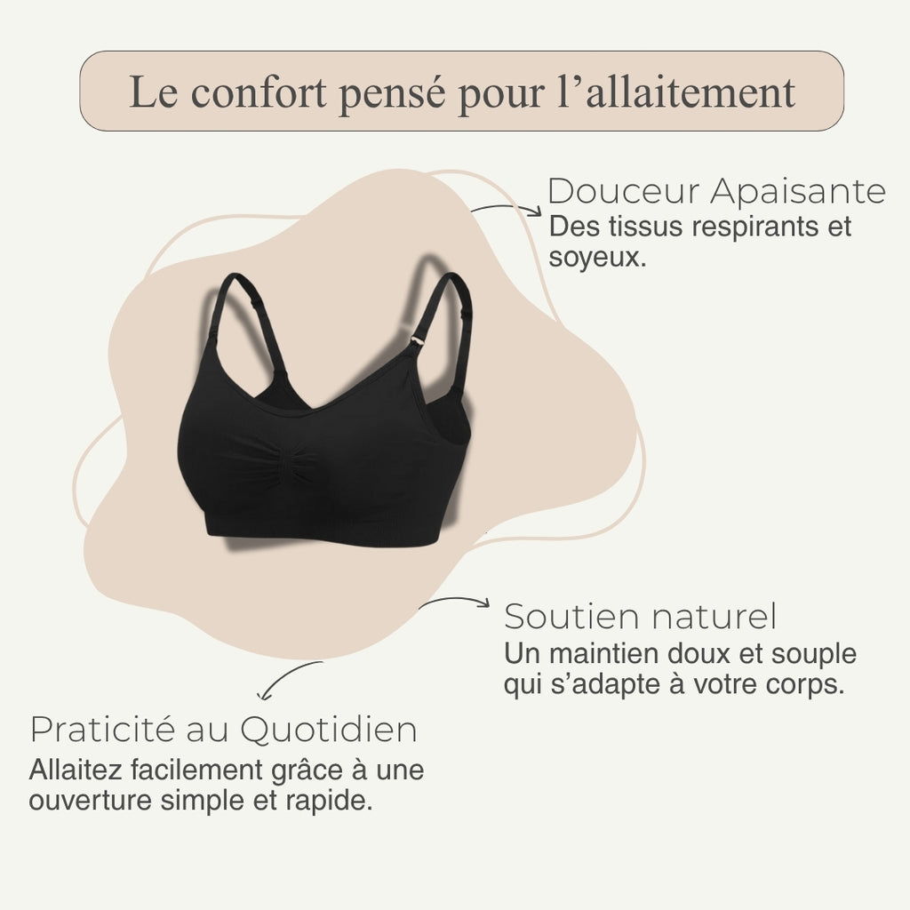 Soutien-gorge d'allaitement confortable